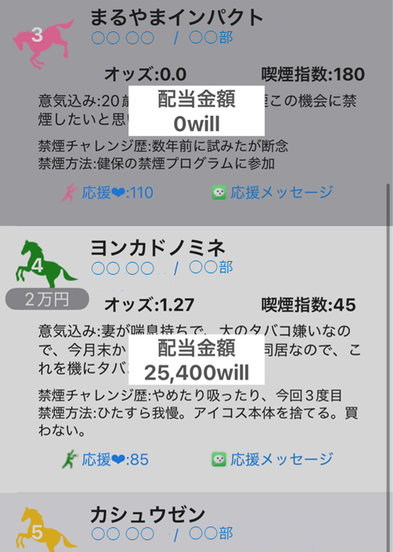 Smoking cessation support app