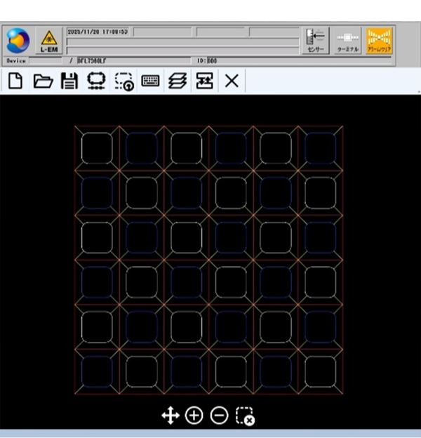軸動作グラフ